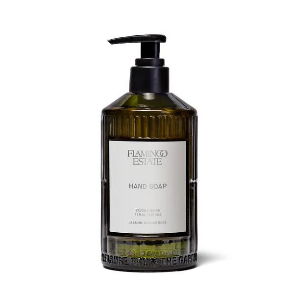 Flamingo Estate - Jasmine Damask Rose Glass Hand Soap